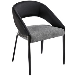 Стул Jumi Bergamo CM-354364 (Black/Grey) Thumb