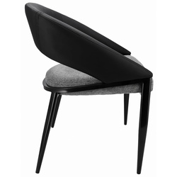 Стул Jumi Bergamo CM-354364 (Black/Grey) Thumb