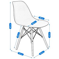 Стул Jumi Eva SD-972568 (White) Thumb