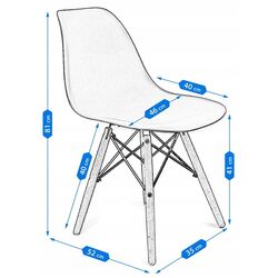 Стул Jumi Eva SD-972575 (Black) Thumb