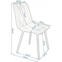 Scaun Jumi Piado SD-276659 (Green/Black) Thumb