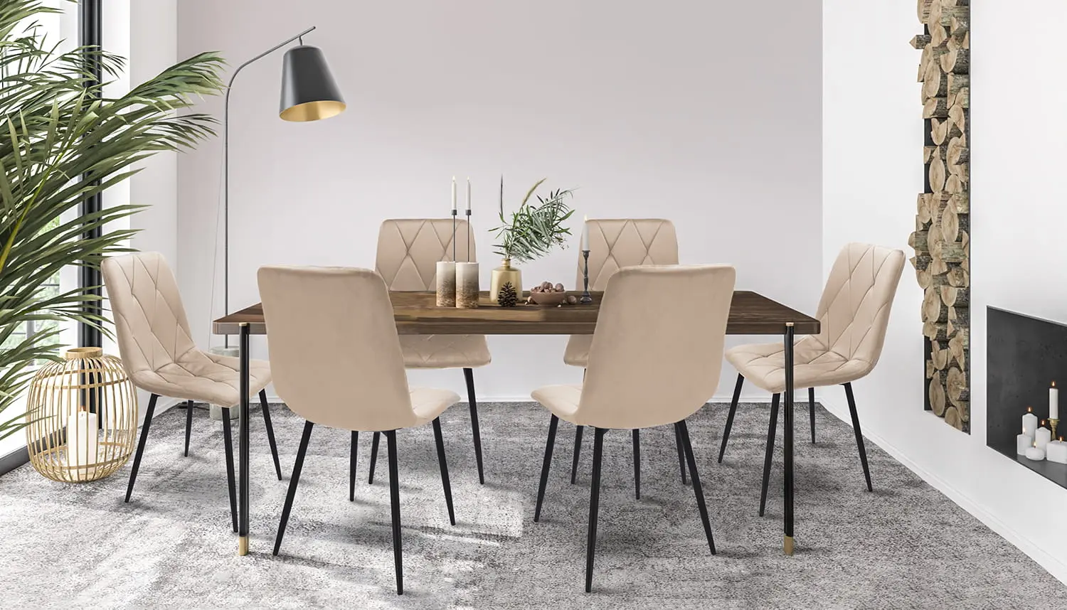 Scaun Jumi Piado SD-998643 (Beige)