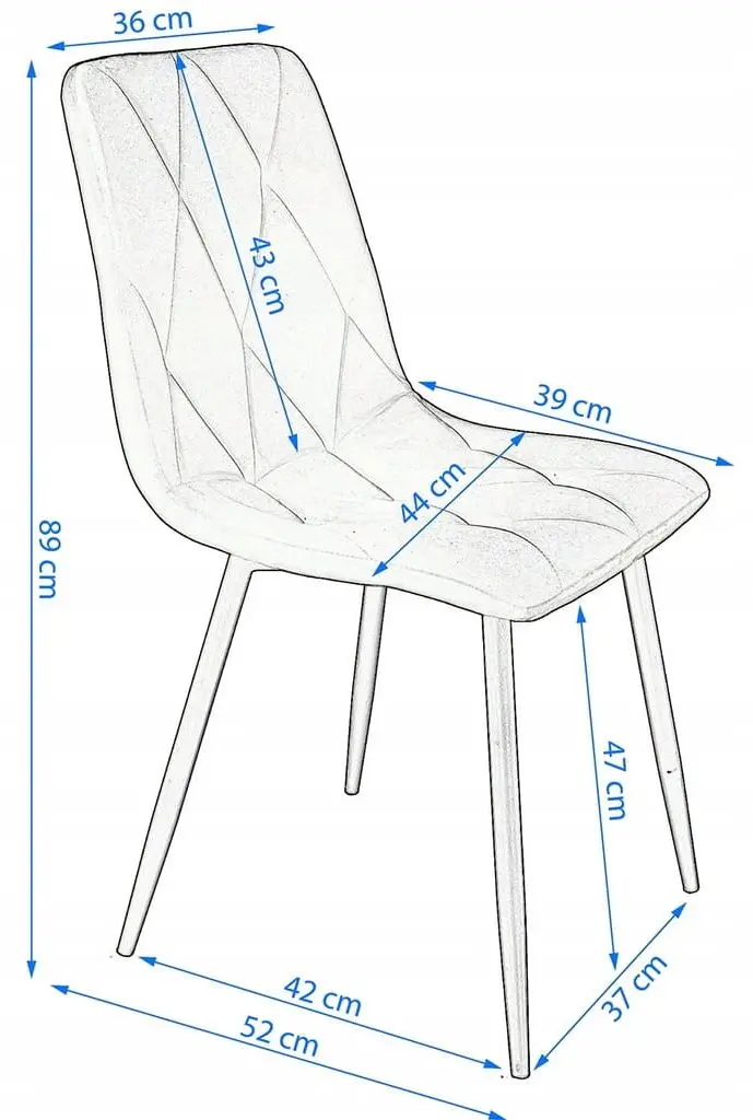 Scaun Jumi Piado SD-998698 (Black)