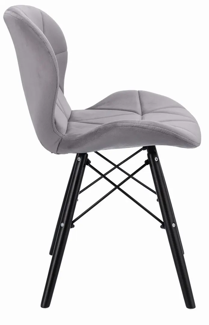 Scaun Jumi Velvet SD-276192 (Gray)