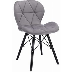 Scaun Jumi Velvet SD-276192 (Gray) Thumb