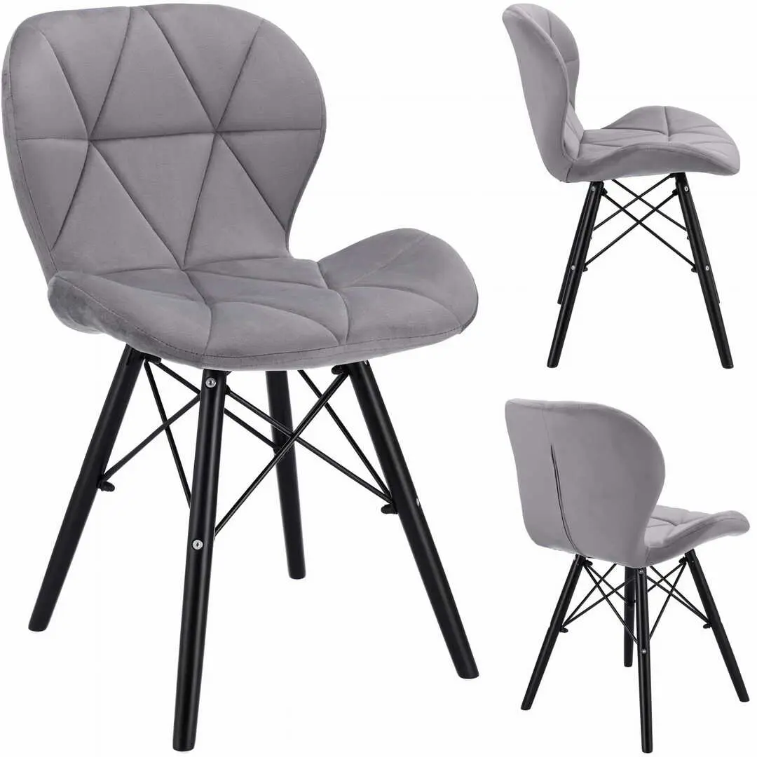 Scaun Jumi Velvet SD-276192 (Gray)