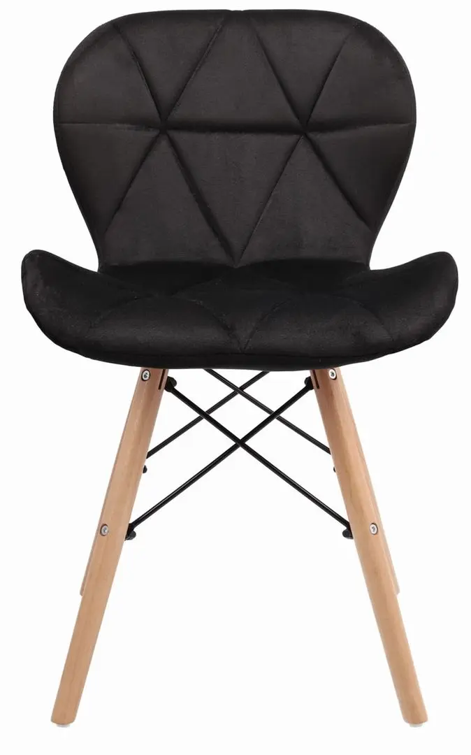 Scaun Jumi Velvet SD-940369 (Black)