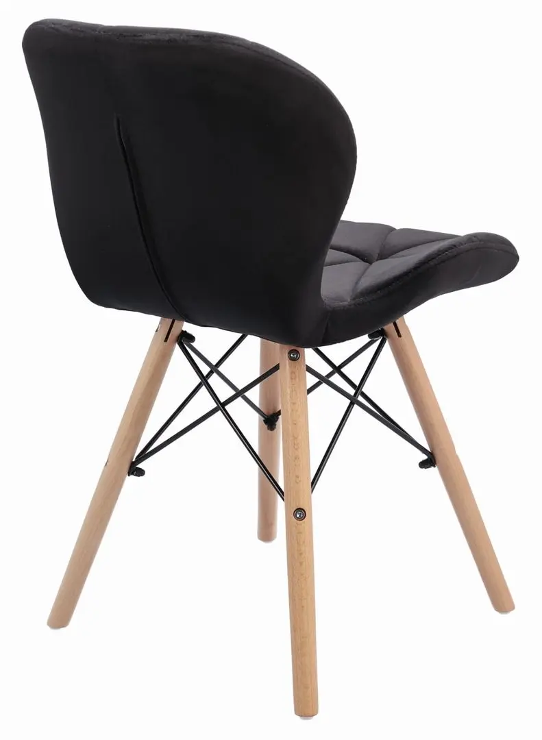 Scaun Jumi Velvet SD-940369 (Black)