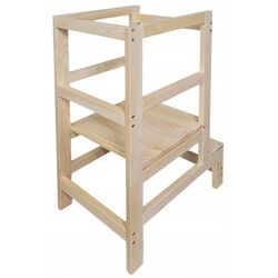 Детский табурет-стремянка Kruzzel 24637 (Natural) Thumb