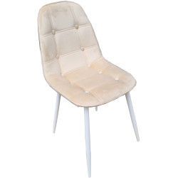 Стул Magnusplus 6155 Velour 4 (Ivory/White) Thumb
