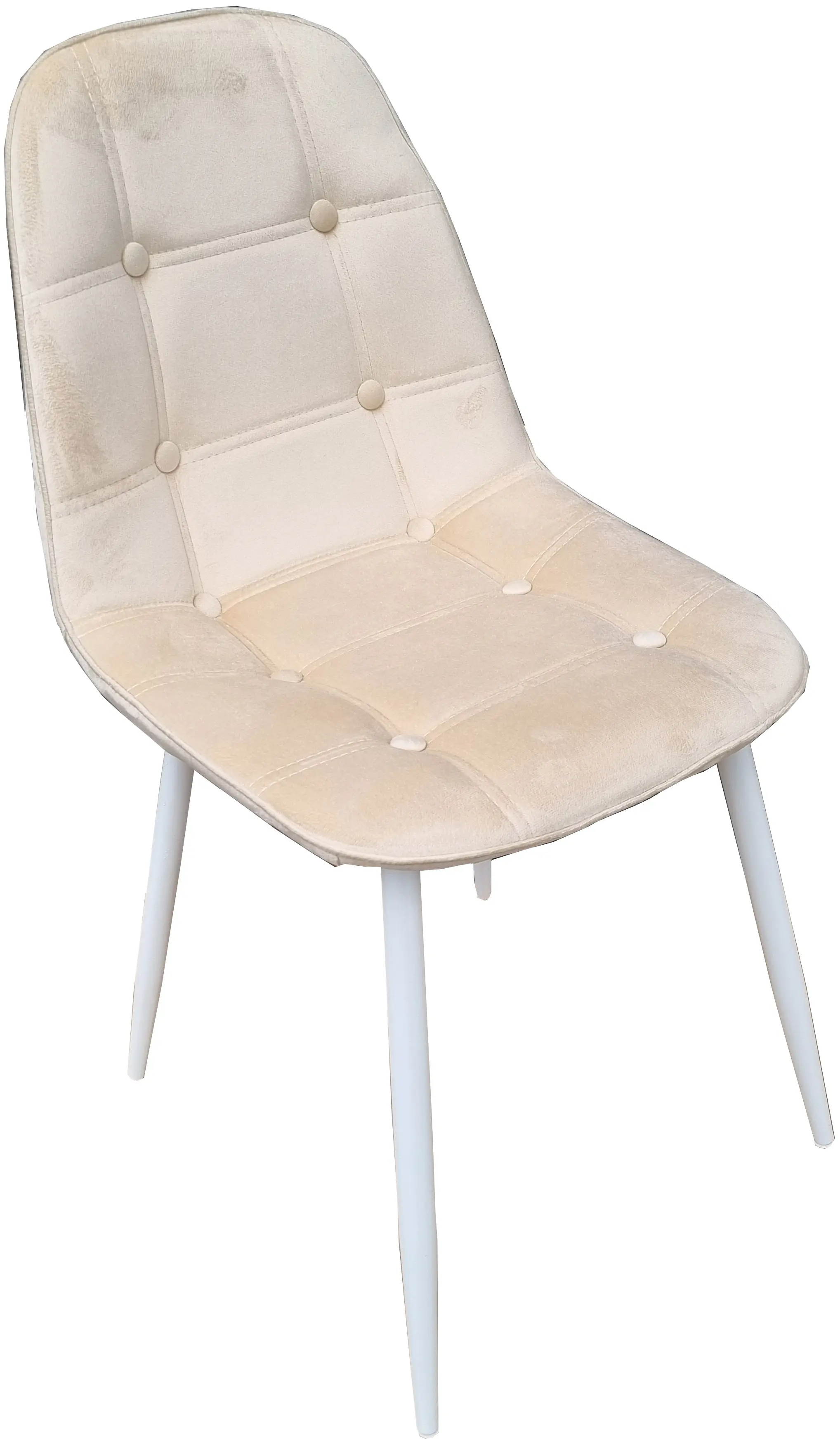 Стул Magnusplus 6155 Velour 4 (Ivory/White)