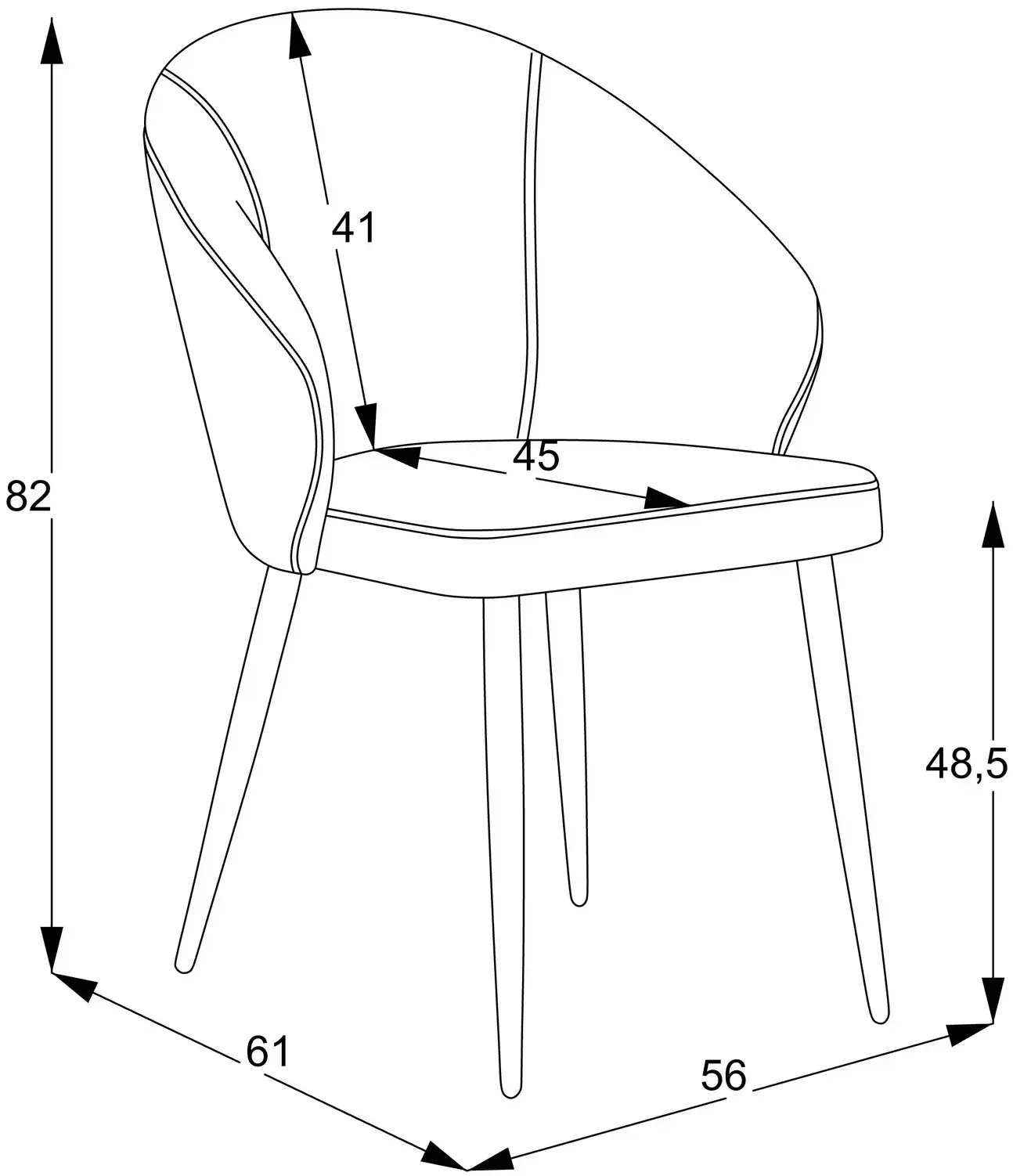 Scaun Magnusplus Patya Anka 23 (Dark Blue)