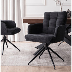 Scaun Mebel Elite Akita (Black)