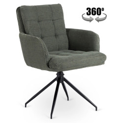 Стул Mebel Elite Akita (Green/Black) Thumb