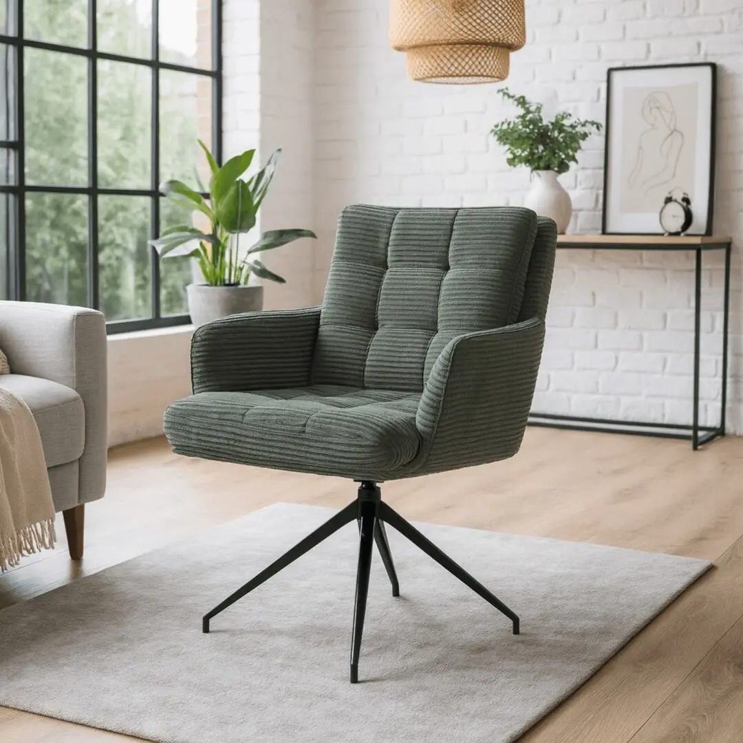 Стул Mebel Elite Akita (Green/Black)