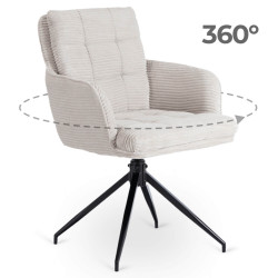 Scaun Mebel Elite Akita (Grey/Black) Thumb