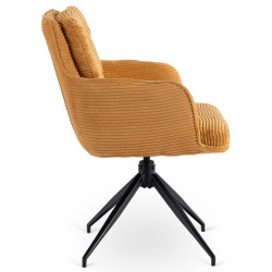 Scaun Mebel Elite Akita (Mustard/Black) Thumb