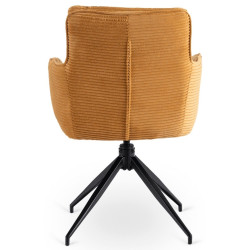 Scaun Mebel Elite Akita (Mustard/Black) Thumb