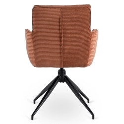 Scaun Mebel Elite Akita (Terracotta/Black) Thumb