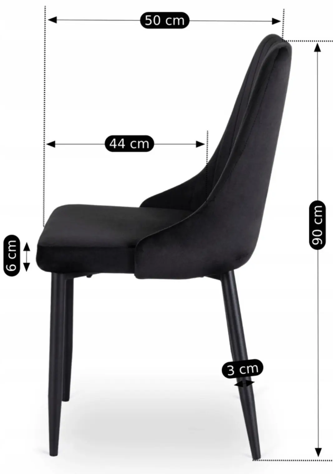 Scaun Mebel Elite Bari (Black)