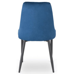 Стул Mebel Elite Bari (Blue/Black) Thumb