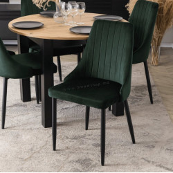 Стул Mebel Elite Bari (Green/Black)