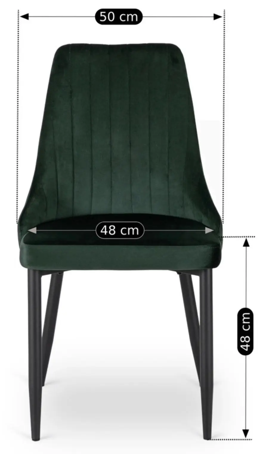 Стул Mebel Elite Bari (Green/Black) - 7