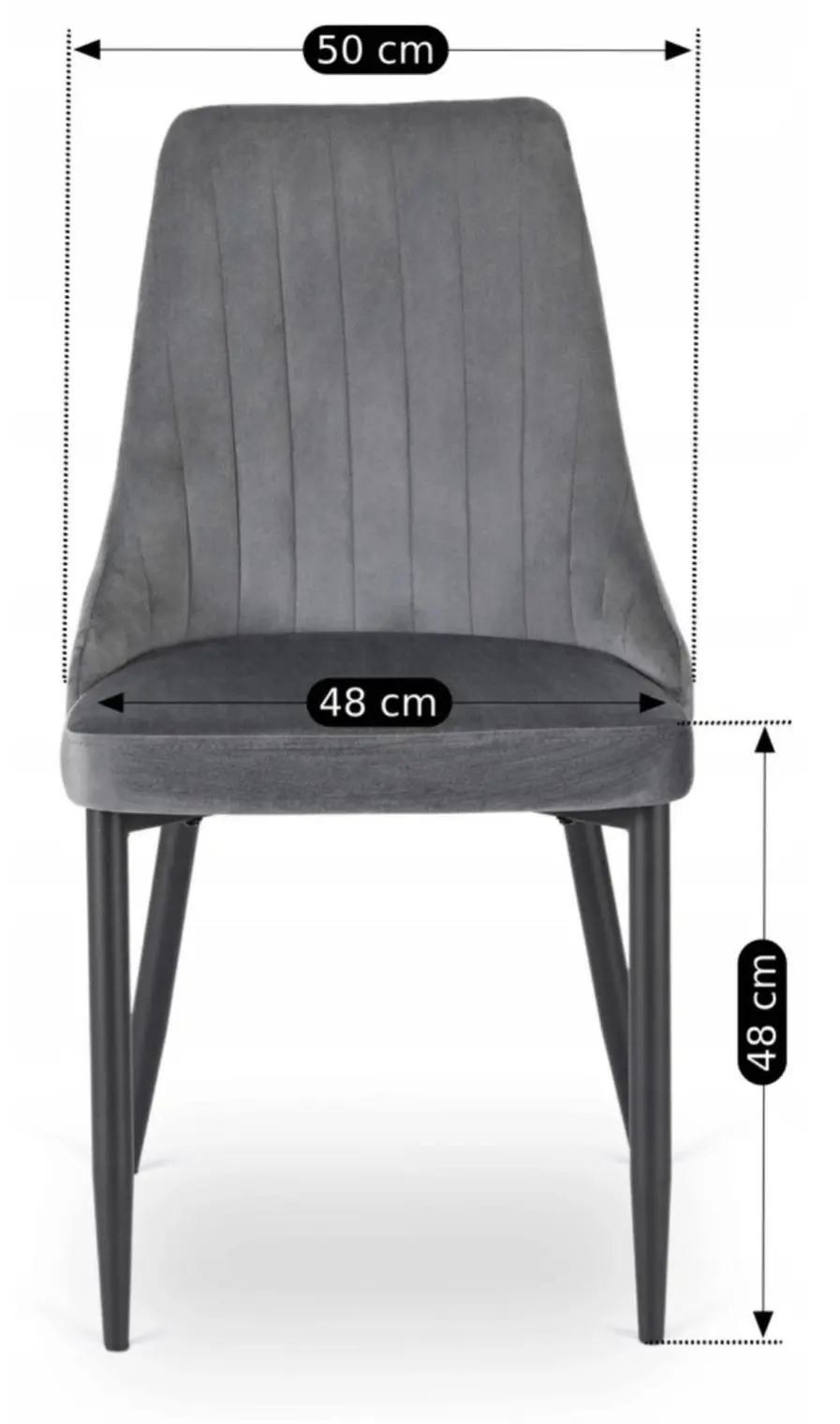 Scaun Mebel Elite Bari (Grey/Black)