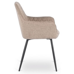 Scaun Mebel Elite Bresso 2 (Beige/Black) Thumb