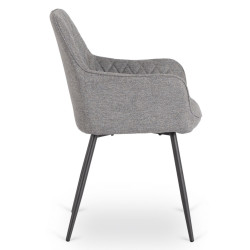 Scaun Mebel Elite Bresso 2 (Grey/Black) Thumb