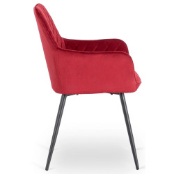 Scaun Mebel Elite Bresso (Burgundy/Black) Thumb