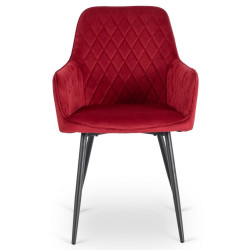 Scaun Mebel Elite Bresso (Burgundy/Black) Thumb