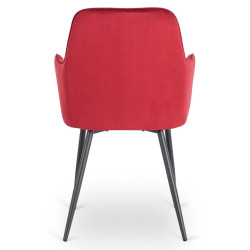 Scaun Mebel Elite Bresso (Burgundy/Black) Thumb
