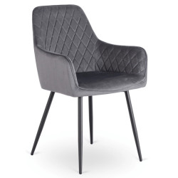Стул Mebel Elite Bresso (Grey/Black) Thumb