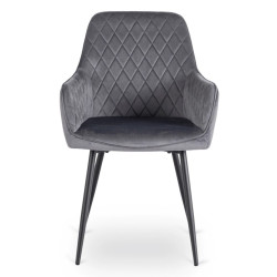 Стул Mebel Elite Bresso (Grey/Black) Thumb