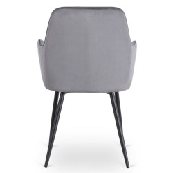 Стул Mebel Elite Bresso (Grey/Black) Thumb