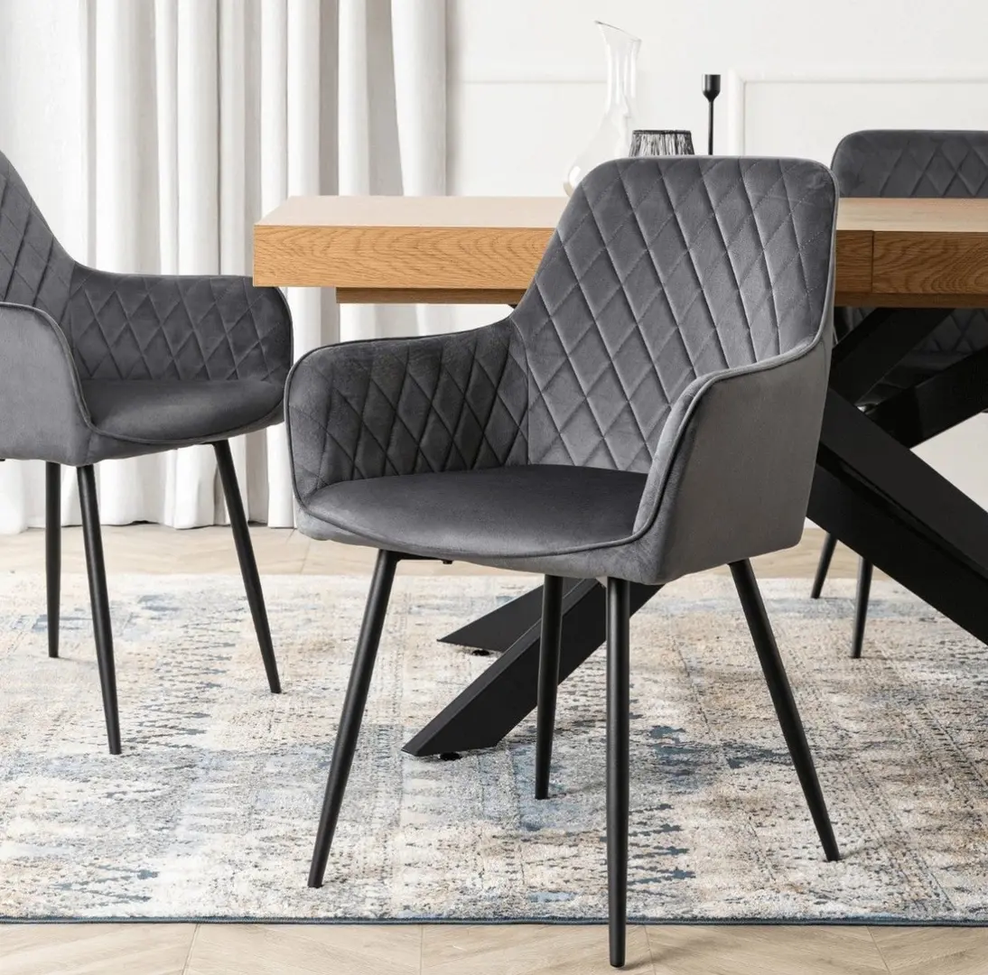 Стул Mebel Elite Bresso (Grey/Black)