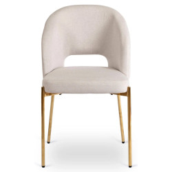 Scaun Mebel Elite Bros (Cream/Gold) Thumb