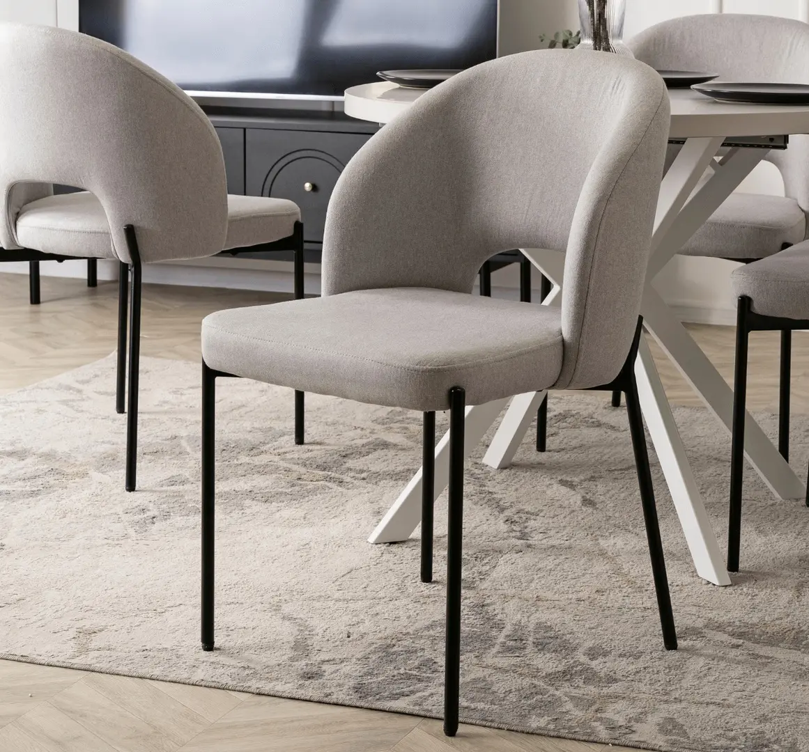 Scaun Mebel Elite Bros (Grey/Black)