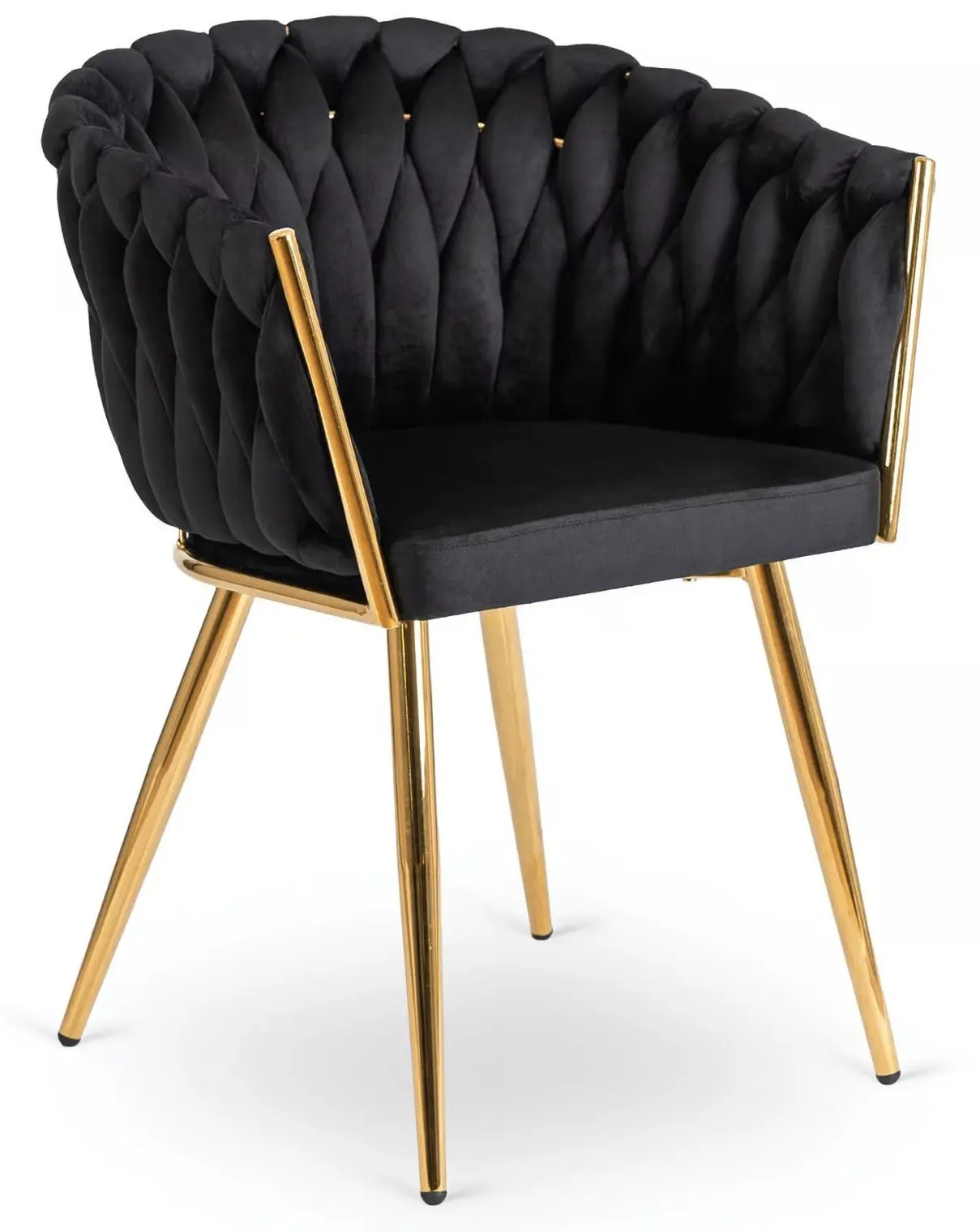 Scaun Mebel Elite Capi (Black/Gold)