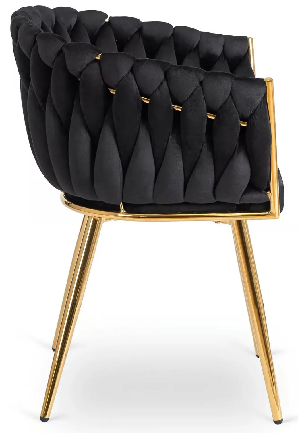 Scaun Mebel Elite Capi (Black/Gold)