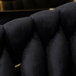 Scaun Mebel Elite Capi (Black/Gold) Thumb