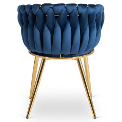 Scaun Mebel Elite Capi (Blue/Gold) Thumb