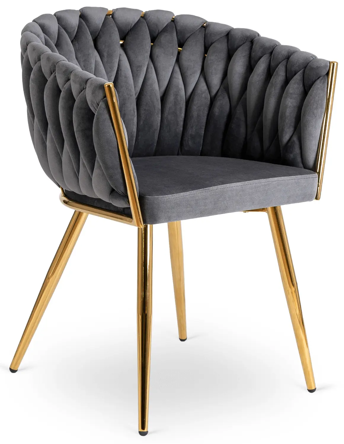 Scaun Mebel Elite Capi (Grey/Gold)