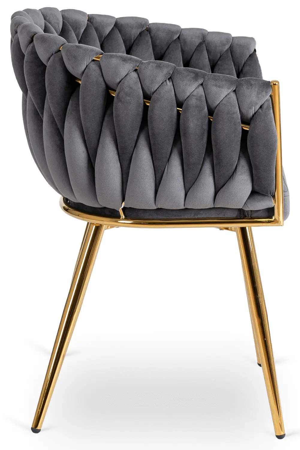 Scaun Mebel Elite Capi (Grey/Gold)