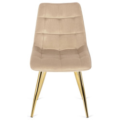 Scaun Mebel Elite Caro (Cream/Gold) Thumb