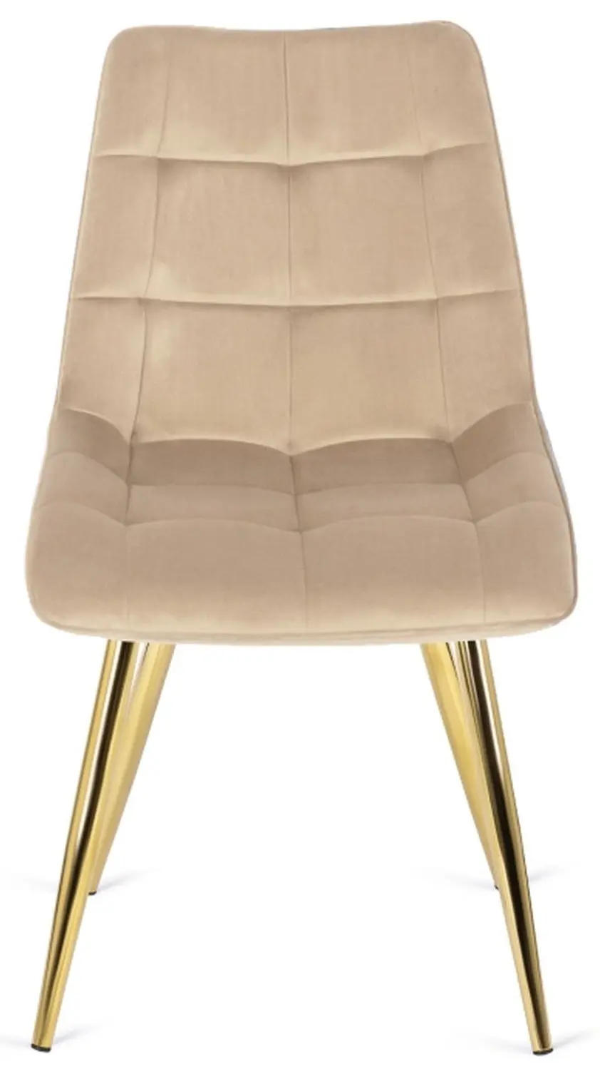 Scaun Mebel Elite Caro (Cream/Gold) - 2
