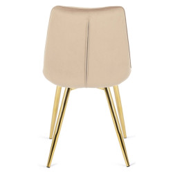 Scaun Mebel Elite Caro (Cream/Gold) Thumb