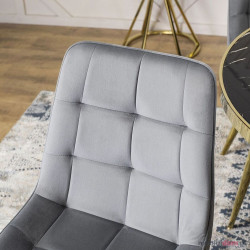 Scaun Mebel Elite Caro (Grey/Gold) Thumb