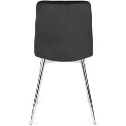 Scaun Mebel Elite Cesar (Black/Chrome) Thumb